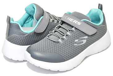 お得な割引クーポン発行中!!【あす楽 対応!!】【スケッチャーズ キッズシューズ】SKECHERS DYNAMIGHT-RALLY RACER gray【子供 靴 シューズ メモリーフォーム】