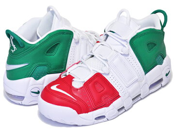 お得な割引クーポン発行中!!【送料無料 ナイキ エア モアアップテンポ QS】NIKE AIR MORE UPTEMPO 96 ITALY QS university red/white【スニーカー メンズ モアテン イタリア ミラノ】