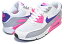 【アウトレット】【訳あり】【NIKE】ウィメンズ　エアマックス90　325213-136　ホワイト×パープル×ピンク×グレー　レディース