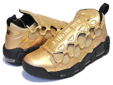 お得な割引クーポン発行中!!【あす楽 対応!!】【送料無料 ナイキ エア モアマネー】NIKE AIR MORE MONEY metallic gold/metallic gold【スニーカー メタリック ゴールド 金 メンズ】