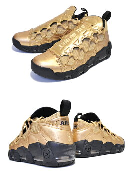 お得な割引クーポン発行中!!【あす楽 対応!!】【送料無料 ナイキ エア モアマネー】NIKE AIR MORE MONEY metallic gold/metallic gold【スニーカー メタリック ゴールド 金 メンズ】