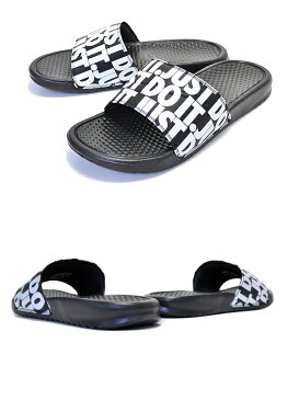 お得な割引クーポン発行中!!【あす楽 対応!!】【ナイキ ベナッシ JDI プリント】NIKE BENASSI JDI PRINT black/white 631261-024 スポーツサンダル シャワーサンダル メンズ レディース JUST DO IT. プール ジム