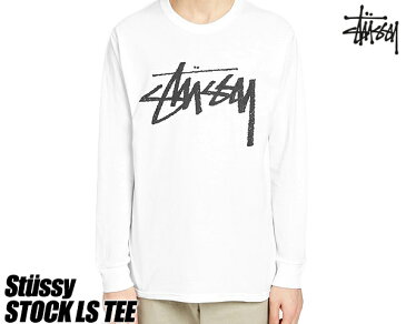 お得な割引クーポン発行中!!【ステューシー LS Tシャツ】STUSSY STOCK LS TEE WHITE 1994496 ホワイト ロンT TEE ホワイト ロングスリーブ 長袖Tシャツ