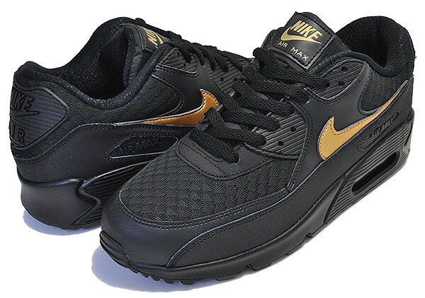 お得な割引クーポン発行中!!【送料無料 ナイキ エアマックス 90 エッセンシャル】NIKE AIR MAX 90 ESSENTIAL black/metallic gold av7894-001 スニーカー AM90 ブラック ゴールド