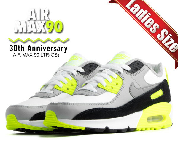 ֤ʳݥȯ!!ڤ б!!̵ۡ ʥ ޥå 90 쥶 륺NIKE AIR MAX 90 LTR (GS) white/particle grey cd6864-101 ǥ ˡ å AM90 30th ANNIVERSARY 30ǯפ򸫤