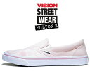 お得な割引クーポン発行中!!VISION FULTON 2 PINK vsw-9151-140 スリッポン スニーカー スケート ビジョン ストリート ウェア ピンク