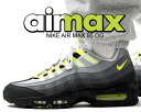 お得な割引クーポン発行中!!【あす楽 対応!!】【送料無料 ナイキ エアマックス 95 OG】NIKE AIR MAX 95 OG black/neon yel