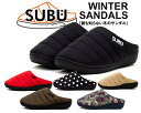 お得な割引クーポン発行中!!【あす楽 対応!!】【スブ ウインターサンダル 6色】SUBU WINTER SANDALS 2020 6COLOR 2020 メンズ レディース ユニセックス スリッポン スリッパ ミュール ダウン シューズ 凹凸