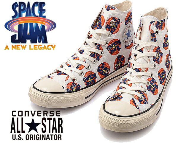 お得な割引クーポン発行中!!CONVERSE ALL STAR US SPACE JAM TS HI WHITE 1sc604 31304680 ホワイト スニーカー TUNE SQUAD チャックテイラー Looney Tunes