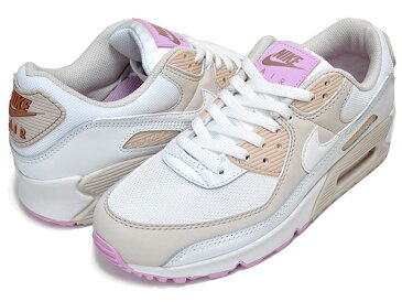 お得な割引クーポン発行中!!【送料無料 ナイキ ウィメンズ エアマックス 90】NIKE WMNS AIR MAX 90 summit white/tlc summit white ct1873-100 レディース スニーカー AM90 ホワイト ベージュ ピンク