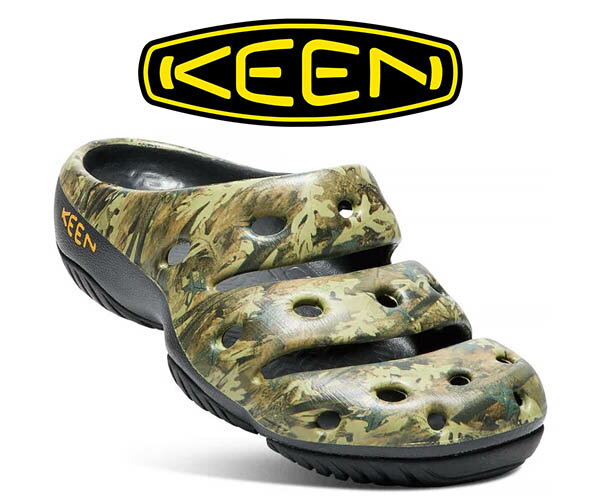 お得な割引クーポン発行中!!【あす楽 対応!!】【送料無料 キーン ヨギ アーツ】KEEN YOGUI ARTS CAMO GREEN 1002034 メンズ サンダル カモグリーン アウトドア キャンプ