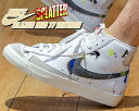 ȊN[|s!!yy Ή!!zy iCL uU[ ~bh 77zNIKE BLAZER MID 77 SPLATTER white/black-wht-sail dc7331-100 Xvb^[ Xj[J[ zCg ubN VINTAGE