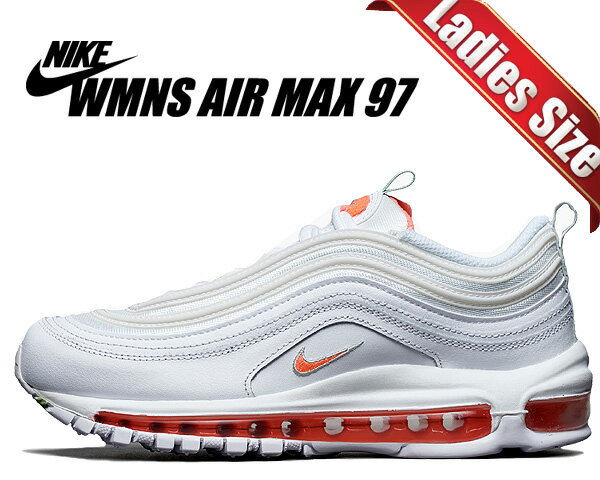 お得な割引クーポン発行中!!NIKE WMNS AIR MAX 97 white/bright mango dh5723-100 スニーカー ホワイト ブライトマンゴー AM97