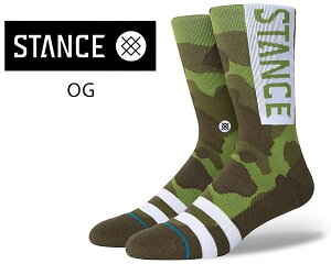 お得な割引クーポン発行中!!【あす楽 対応!!】【スタンスソックス】STANCE OG CAMO m556d17ogg-cam カモフラ 靴下 メンズ 迷彩