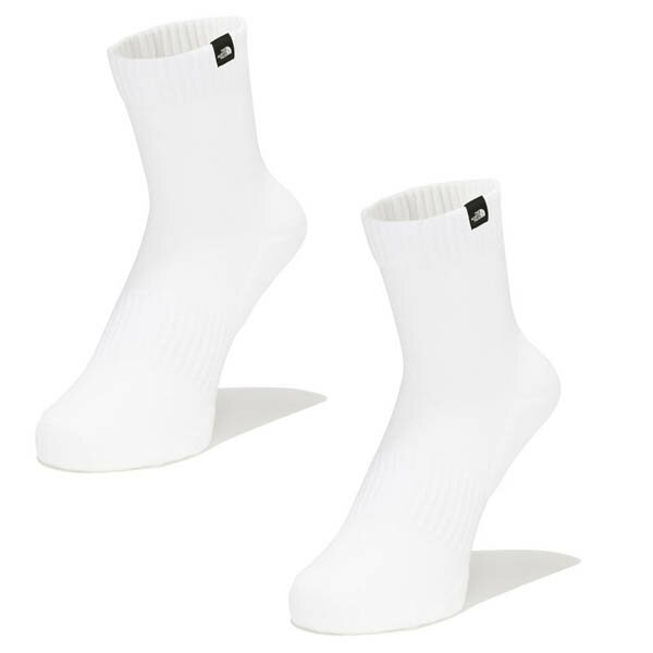 お得な割引クーポン発行中!!【あす楽 対応!!】【ノースフェイス オーガニック ソックス】THE NORTH FACE ORGANIC 2P SOCKS WHITE nn82082-w ホワイト 靴下 白