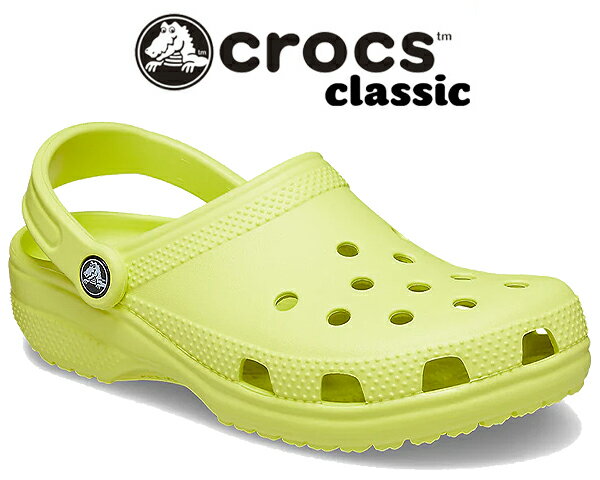 お得な割引クーポン発行中!!【あす楽 対応!!】【クロックス クラシック レディース】crocs CLASSIC CITRUS 10001-738 シトラス イエロー サンダル