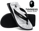 ȊN[|s!!yy Ή!!zy nCAiX gfB ]E xCvzHAVAIANAS ~ A BATHING APE TRADI ZORI WHITE 4146949-0001 zCg T_  MADE IN BRAZIL uW GCv R{