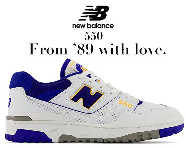 ʳݥȯ!!ڤ б!!̵ۡ ˥塼Х 550 2ENEW BALANCE BB550WTN width 2E White Infinity Blue Lakers ˡ 쥤 ۥ磻 ֥롼 Хåȥܡ ȥ塼