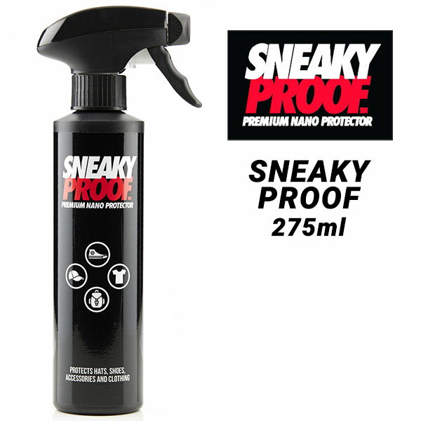 お得な割引クーポン発行中!!SNEAKY PROOF 275ml d0040000 防水 撥水スプレー 靴 衣服 帽子 アクセサリー エアゾール不使用 ナノプロテクター