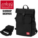 ȊN[|s!!yy Ή!!zy }nb^|[e[W Vo[Jbv obNpbNzManhattan Portage SILVERCUP BACKPACK BLACK mp1236-blk bN obO  ubN