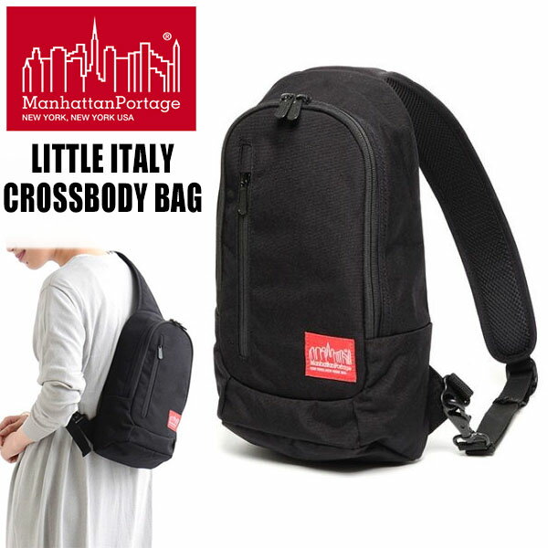 ȊN[|s!!yy Ή!!zy }nb^|[e[W g C^[ NX{fBobOzManhattan Portage LITTLE ITALY CROSSBODY BAG BLACK mp1927-blk V_[obO ubN ΂ߊ| {fBobO