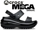 ȊN[|s!!yy Ή!!zy NbNX NVbN KNbV T_zcrocs CLASSIC MEGA CRUSH SANDAL BLACK 207989-001  vbgtH[ XCh ~[ ubN