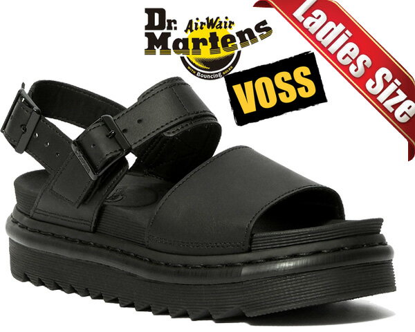 お得な割引クーポン発行中!!【あす楽 対応!!】【送料無料 ドクターマーチン ヴォス】Dr.Martens VOSS HYDRO LEATHER BLACK 23802001 SANDAL ZEBRILUS ゼブリラス ブラック サンダル 厚底 シャーク