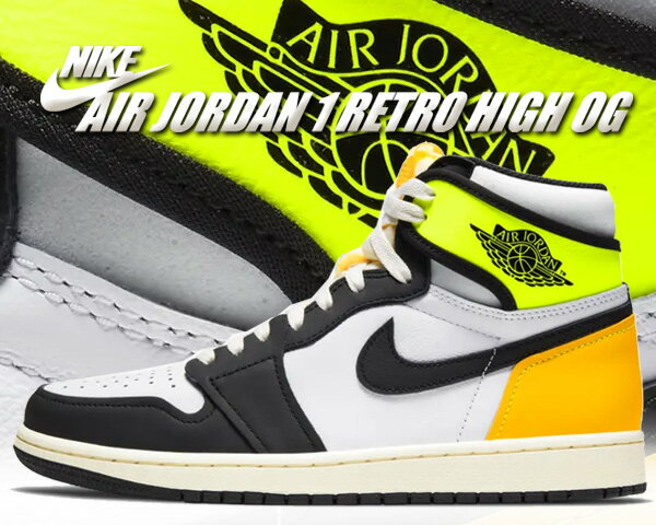 ʳݥȯ!!ڤ б!!̵ۡ ʥ 硼 1 ȥ ϥ NIKE AIR JORDAN 1 RETRO HIGH OG white/black-volt 555088-118 ۥ磻 ֥å ܥ  AJI Volt Gold ǥ󥹥ȥ饯