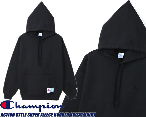 ȊN[|s!!yy Ή!!zy `sI t[fbh XEFbgVczChampion HOODED SWEAT SHIRT BLACK C3-W127 p[J[ IbNXtH[hO[ CONE HOODIE R[t[fB[ Super Fleece  SUPER HOODIE