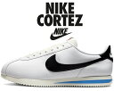 ȊN[|s!!yy Ή!!zy iCL RebczNIKE CORTEZ white/black-lt photo blue-sail dm4044-100 Xj[J[ zCg ubN tHgu[