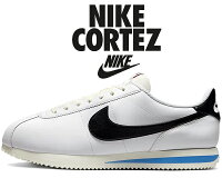 お得な割引クーポン発行中!!NIKE CORTEZ white/black-lt photo blue-sail dm4044-100 スニーカー ホワイト ブラック フォトブルー