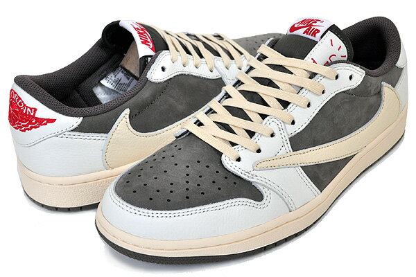 お得な割引クーポン発行中!!【送料無料 ナイキ エアジョーダン 1 ロー OG トラビス・スコット】NIKE AIR JORDAN 1 LOW OG SP TRAVIS SCOTT REVERSE MOCHA sail/university.red-ridgerock dm7866-162 リバースモカ スニーカー AJ1