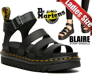 ʳݥȯ!!ڤ б!!̵ۡ ɥޡ ֥쥢 ȥå Dr.Martens BLAIRE STRAP SANDALS HYDRO LEATHER BLACK 24235001 ֥å ǥ ZEBRILUS 㡼 ZIGGY  ϥɥ쥶