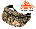 お得な割引クーポン発行中 【あす楽 対応 】【ケルティ デジタルプリント ミニ ファニー】KELTY DP MINI FANNY 32592425 Digital Print Gold Leopard レオパード ボディバッグ 210Dポリエステル