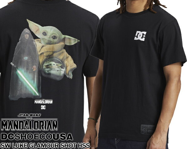 ʳݥȯ!!ڤ б!!ۡڥǥ塼  ޥꥢTġDC SHOES STAR WARS LUKE GLAMOUR SHOT T-SHIIRT BLACK dst232039-kvj0 THE MANDALORIAN ֥å TEE 롼