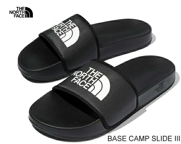 お得な割引クーポン発行中!!THE NORTH FACE BASE CAMP SLIDE III TNF BLACK/TNF WHITE nf02354-kw サンダル ブラック ホワイト