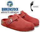 ȊN[|s!!yy Ή!!zy rPVgbN {Xg VAO i[zBIRKENSTOCK BOSTON VL/SHEARLING (NARROW FIT) SIENNA RED 1025669 i[tBbg fB[X T_ ~[ XG[hU[ VGibh NbO