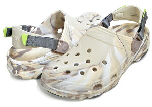 お得な割引クーポン発行中!!【あす楽 対応!!】【クロックス クラシック オール テレイン マーブル クロッグ】crocs CLASSIC ALL TERRAIN MARBLED CLOG BONE/MULTI 207887-2y3 サンダル クロッグ アウトドア レジャー シューズ