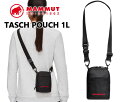 お得な割引クーポン発行中!!【あす楽 対応!!】【マムート タッシュ ポーチ 1L】MAMMUT TASCH POUCH 1L BLACK 2520-00131-0001 ブラック ショルダーバック 携帯電話 ポシェット トラベル アウトドア