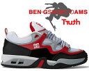 お得な割引クーポン発行中!!DC SHOES TRUTH BEN G BLACK/WHITE/RED dm234104-xkwr スニーカー スケート コラボレーション アムステルダム アヤックス ADYS100797