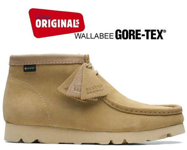 ȊN[|s   y Ή      N[NX r[u[c SAebNX CLARKS WALLABEE BOOT GORE-TEX MAPLE SUEDE 26168545 [v XG[h XEF[h GTX h