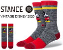 ȊN[|s!!yy Ή!!zyX^X\bNX Be[WfBYj[zSTANCE VINTAGE DISNEY 2020 BLACK a556a20vin-blk C N[ CtBjbg ~bL[}EX