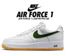 ȊN[|s!!yy Ή!!zy iCL GAtH[X 1 [ g QSzNIKE AIR FORCE 1 LOW RETRO QS white/forest green-gum yellow fd7039-101 Xj[J[ AF1 Color of the Month K\[