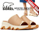 ȊN[|s!!yy Ή!!zy \ LleBbN CpNg XCh nC T_zSOREL KINETIC IMPACT SLIDE HIGH SANDAL HONEST BEIGE/HONEY WHITE nl4961-247 x[W fB[X T_ 