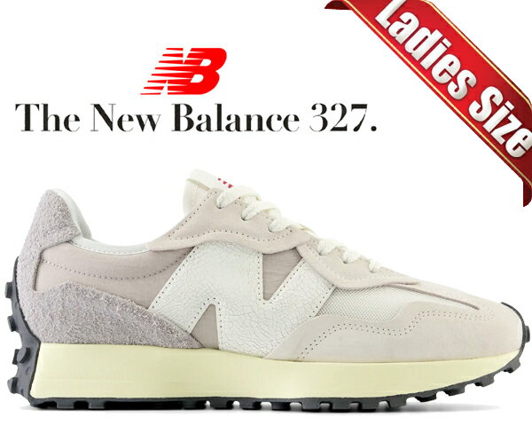 お得な割引クーポン発行中!!【送料無料 ニューバランス 327】NEW BALANCE U327WRB Width D WHITE GRAY SEA SALT レディース スニーカーのサムネイル