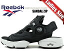 ȊN[|s!!yy Ή!!zy [{bN t[[ T_ WbvzReebok INSTAPUMP FURY SANDAL ZIP CBLACK/WHITE 100202019 ubN zCg Xj[J[T_