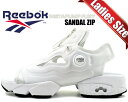 ȊN[|s!!yy Ή!!zy [{bN t[[ T_ WbvzReebok INSTAPUMP FURY SANDAL ZIP FTWWHT/FTWWHT/FTWW 100202020 zCg fB[X Xj[J[T_