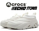 お得な割引クーポン発行中!!crocs ECHO STORM TUNDRA 209414-0hr ネオプレン ライナー スリッポン スニーカー サンダル