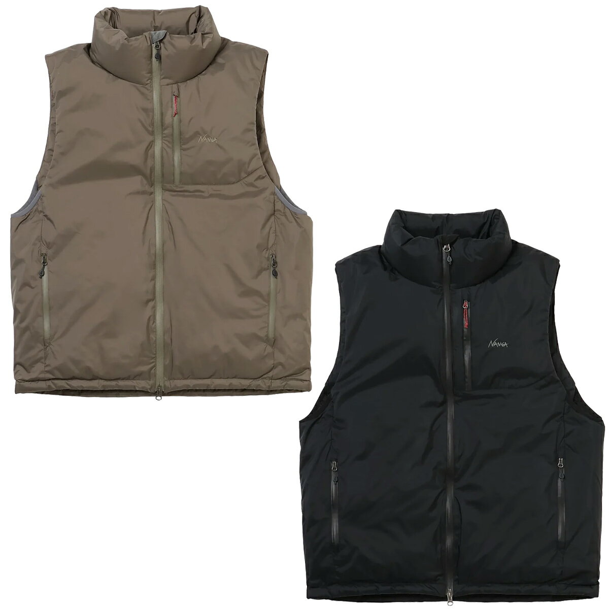 お得な割引クーポン発行中!!【送料無料 ナンガ オーロラステックス スタンドカラーダウンベスト】NANGA AURORA TEX STAND COLLAR DOWN VEST nd2441-1n010-a メンズ 防水 ダウンベスト 760FP ジャケット アウトドア アウター