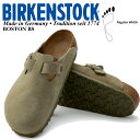 【ビルケンシュトック ボストン BS レギュラーフィット フェイディッド カーキ】BIRKENSTOCK BOSTON BS (REGULAR FIT) FAD...